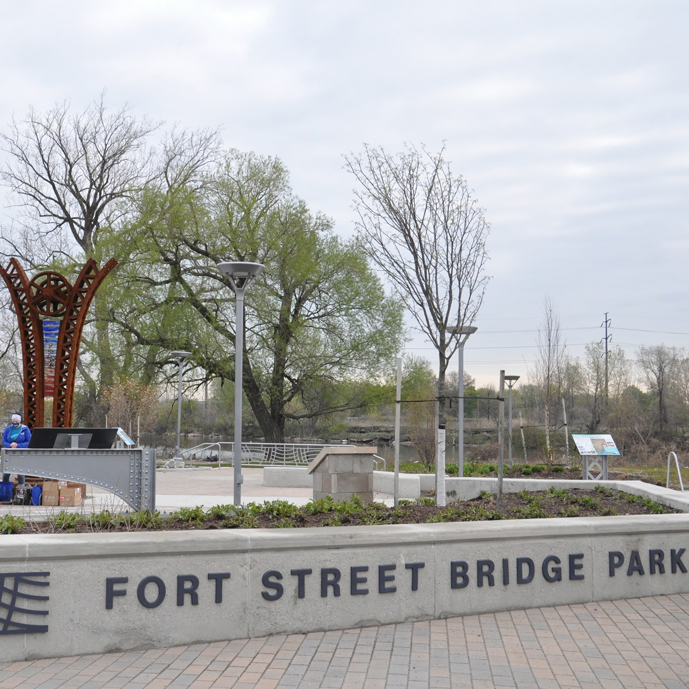 the fort street bridge park wins award
