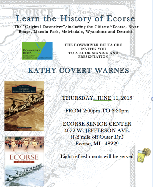 history of ecorse event flyer